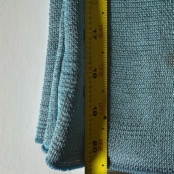 Zara Jacquard Kenia Mini Tunic Dress Womens Blue and Orange Patterned Sz Large - Picture 8 of 12